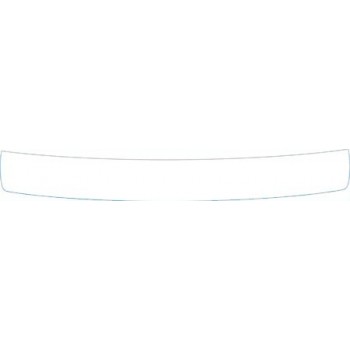 PAINT PROTECTION KIT - 2008 NISSAN ALTIMA SL SEDAN REAR BUMPER DECK KIT - PRECUT PPF CLEAR BRA WRAP