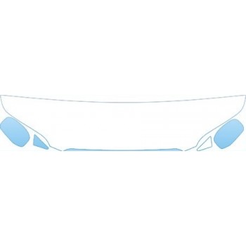 PAINT PROTECTION KIT - 2001 NISSAN MAXIMA HOOD AND MIRROR KIT - PRECUT PPF CLEAR BRA WRAP