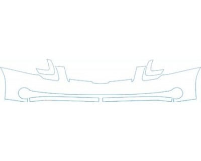 PAINT PROTECTION KIT - 2005 NISSAN MAXIMA XE BUMPER KIT - PRECUT PPF CLEAR BRA WRAP