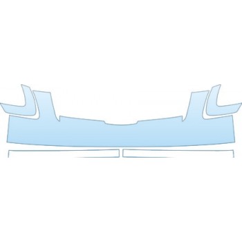 PAINT PROTECTION KIT - 2004 NISSAN MAXIMA BUMPER KIT - PRECUT PPF CLEAR BRA WRAP