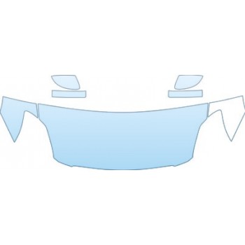 2005 NISSAN MAXIMA XE  Hood Fender Mirror Kit - PRECUT PPF CLEAR BRA WRAP
