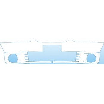 PAINT PROTECTION KIT - 2002 NISSAN 200SX BUMPER - PRECUT PPF CLEAR BRA WRAP
