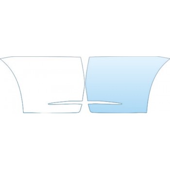 PAINT PROTECTION KIT - 2007 NISSAN SENTRA 2.0SL SPLASH KIT - PRECUT PPF CLEAR BRA WRAP