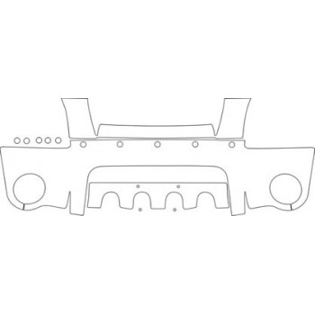 2003 NISSAN FRONTIER SE  BUMPER  AND AIR DAM KIT