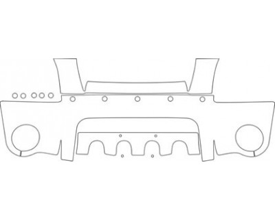2004 NISSAN FRONTIER SE  BUMPER  AND AIR DAM KIT