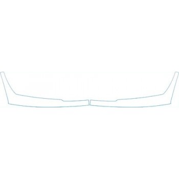 PAINT PROTECTION KIT - 2007 NISSAN FRONTIER XE CHROME BUMPER PACKAGE ( UPPER PORTION) KIT - PRECUT PPF CLEAR BRA WRAP