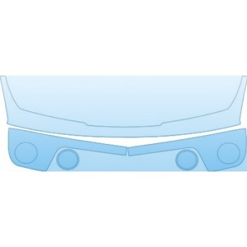 PAINT PROTECTION KIT - 2007 NISSAN FRONTIER PRO-4X BODY COLOR BUMPER ( ) KIT - PRECUT PPF CLEAR BRA WRAP