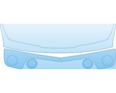 PAINT PROTECTION KIT - 2005 NISSAN FRONTIER PRO-4X BODY COLOR BUMPER ( ) KIT - PRECUT PPF CLEAR BRA WRAP