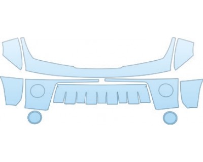 PAINT PROTECTION KIT - 2006 NISSAN PATHFINDER SL BUMPER KIT - PRECUT PPF CLEAR BRA WRAP
