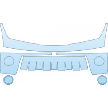 Precut PPF Kit – Clear Bra Paint Protection Film PAINT PROTECTION KIT - 2007 NISSAN PATHFINDER SL BUMPER KIT - PRECUT PPF CLEAR BRA WRAP