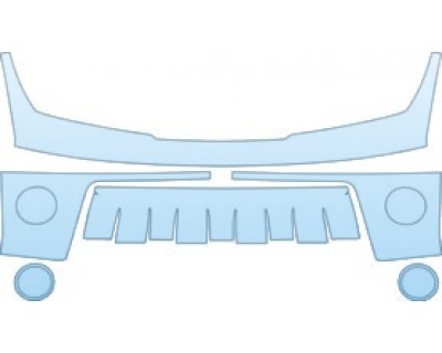 PAINT PROTECTION KIT - 2006 NISSAN PATHFINDER SL BUMPER KIT - PRECUT PPF CLEAR BRA WRAP
