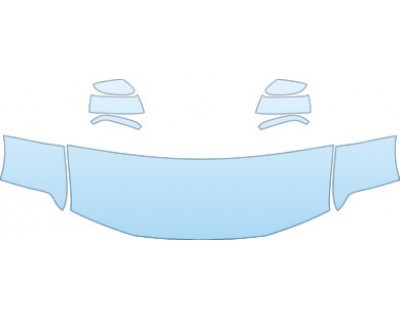 2005 NISSAN FRONTIER PRO-4X  Hood Fender Mirror Kit - PRECUT PPF CLEAR BRA WRAP