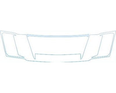 PAINT PROTECTION KIT - 2009 NISSAN PATHFINDER S GRILLE KIT - PRECUT PPF CLEAR BRA WRAP