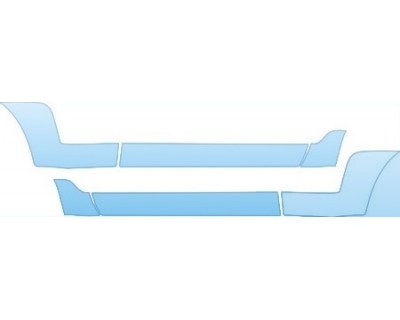 PAINT PROTECTION KIT - 2013 NISSAN XTERRA S  LOWER DOORS KIT - PRECUT PPF CLEAR BRA WRAP
