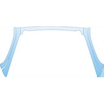 PAINT PROTECTION KIT - 2013 NISSAN XTERRA X  ROOF A-PILLAR KIT - PRECUT PPF CLEAR BRA WRAP