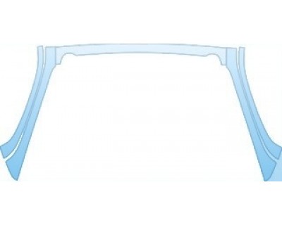 PAINT PROTECTION KIT - 2013 NISSAN XTERRA S  ROOF A-PILLAR KIT - PRECUT PPF CLEAR BRA WRAP