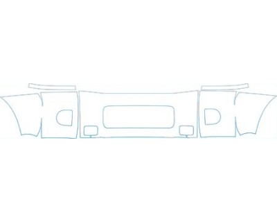 PAINT PROTECTION KIT - 2016 NISSAN TITAN S  BUMPER KIT - PRECUT PPF CLEAR BRA WRAP