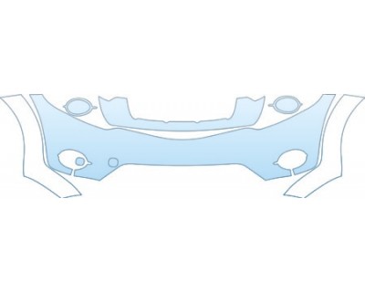 PAINT PROTECTION KIT - 2009 NISSAN MURANO S BUMPER KIT - PRECUT PPF CLEAR BRA WRAP