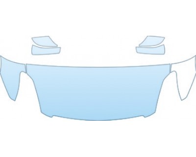 2008 NISSAN ALTIMA COUPE SE Hood Fender Mirror Kit - PRECUT PPF CLEAR BRA WRAP