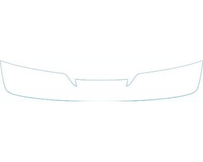 PAINT PROTECTION KIT - 2008 NISSAN ALTIMA COUPE SE REAR BUMPER DECK KIT - PRECUT PPF CLEAR BRA WRAP