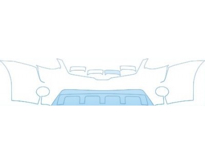 PAINT PROTECTION KIT - 2009 NISSAN ROGUE S BUMPER KIT - PRECUT PPF CLEAR BRA WRAP
