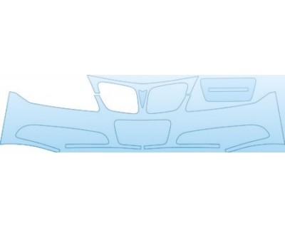 PAINT PROTECTION KIT - 2004 PONTIAC BONNEVILLE GXP SHORT BUMPER (LESS COVERAGE) - PRECUT PPF CLEAR BRA WRAP