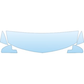 Precut PPF Kit – Clear Bra Paint Protection Film 2005 PONTIAC BONNEVILLE GXP Hood Fender Mirror Kit - PRECUT PPF CLEAR BRA WRAP