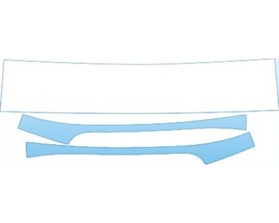 PAINT PROTECTION KIT - 2004 PONTIAC BONNEVILLE GXP ROOF- A-PILLAR - PRECUT PPF CLEAR BRA WRAP