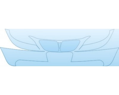 PAINT PROTECTION KIT - 2003 PONTIAC GRAND AM SE BUMPER KIT - PRECUT PPF CLEAR BRA WRAP