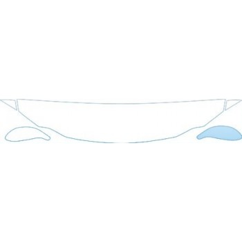 PAINT PROTECTION KIT - 2003 PONTIAC GRAND AM SE HOOD AND MIRROR KIT - PRECUT PPF CLEAR BRA WRAP
