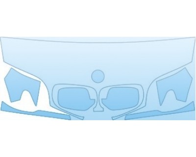 PAINT PROTECTION KIT - 2004 BMW 3 SERIES COUPE SPORT HOOD- FENDER AND MIRROR - PRECUT PPF CLEAR BRA WRAP