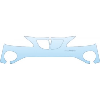 PAINT PROTECTION KIT - 2006 PONTIAC GRAND PRIX BASE BUMPER KIT - PRECUT PPF CLEAR BRA WRAP