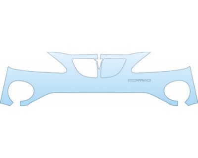 PAINT PROTECTION KIT - 2006 PONTIAC GRAND PRIX BASE BUMPER KIT - PRECUT PPF CLEAR BRA WRAP