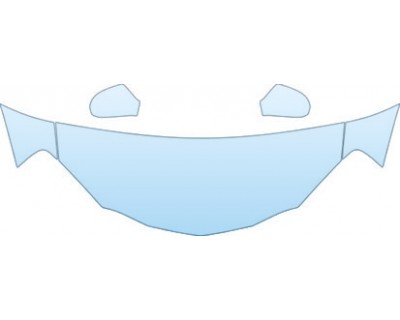 2006 PONTIAC GRAND PRIX BASE  Hood Fender Mirror Kit - PRECUT PPF CLEAR BRA WRAP