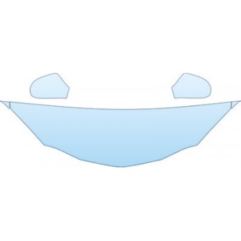 2005 PONTIAC GRAND PRIX GXP  Hood Fender Mirror Kit - PRECUT PPF CLEAR BRA WRAP