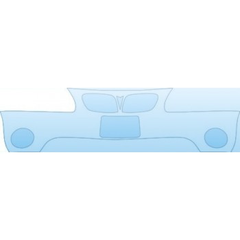 PAINT PROTECTION KIT - 2000 PONTIAC GRAND PRIX GT BUMPER KIT - PRECUT PPF CLEAR BRA WRAP