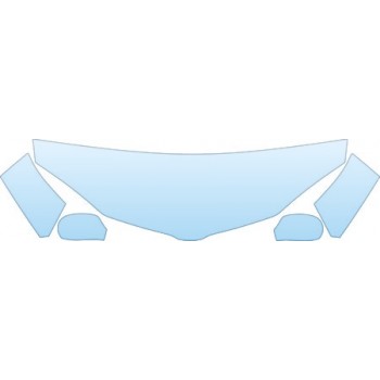 2005 PONTIAC SUNFIRE GXP  Hood Fender Mirror Kit - PRECUT PPF CLEAR BRA WRAP