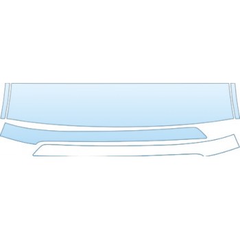 PAINT PROTECTION KIT - 2004 BMW 3 SERIES COUPE SPORT ROOF- A-PILLAR - PRECUT PPF CLEAR BRA WRAP