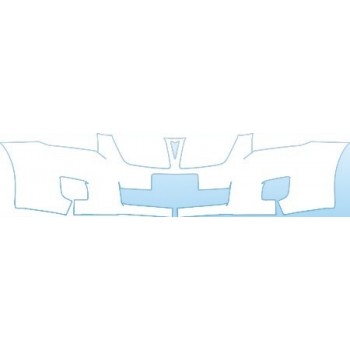 PAINT PROTECTION KIT - 2009 PONTIAC VIBE 2.4L BUMPER WITH PLATE CUT OUT KIT - PRECUT PPF CLEAR BRA WRAP