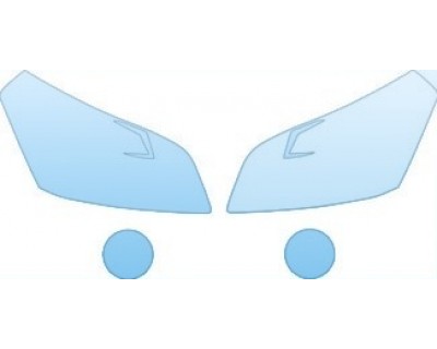 PAINT PROTECTION KIT - 2010 PONTIAC VIBE AWD  HEADLIGHTS FOG LIGHTS KIT - PRECUT PPF CLEAR BRA WRAP