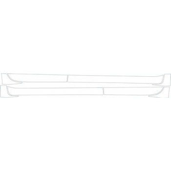PAINT PROTECTION KIT - 2010 PONTIAC VIBE AWD  ROCKERS DOORS KIT - PRECUT PPF CLEAR BRA WRAP