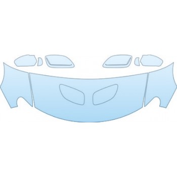 2005 PONTIAC GTO GXP  Hood Fender Mirror Kit - PRECUT PPF CLEAR BRA WRAP
