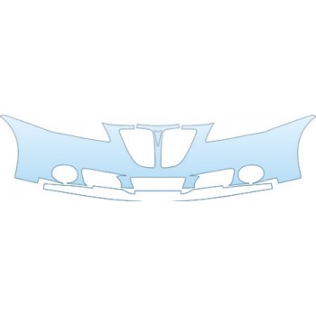 PAINT PROTECTION KIT - 2009 PONTIAC G6 GXP COUPE BUMPER KIT - PRECUT PPF CLEAR BRA WRAP