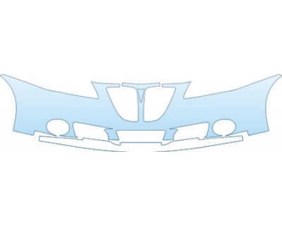 PAINT PROTECTION KIT - 2010 PONTIAC G6 GXP COUPE BUMPER KIT - PRECUT PPF CLEAR BRA WRAP