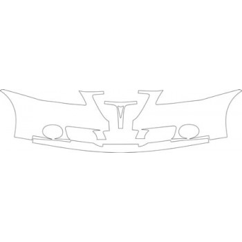 2010 PONTIAC G6 GXP COUPE Bumper With Plate Cut Out Kit