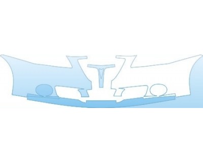 PAINT PROTECTION KIT - 2010 PONTIAC G6 GXP COUPE BUMPER WITH PLATE CUT OUT KIT - PRECUT PPF CLEAR BRA WRAP