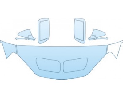 PAINT PROTECTION KIT - 2010 PONTIAC G6 GXP COUPE HOOD FENDER MIRROR KIT - PRECUT PPF CLEAR BRA WRAP
