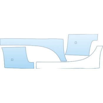PAINT PROTECTION KIT - 2009 PONTIAC SOLSTICE GXP ROCKERS KIT - PRECUT PPF CLEAR BRA WRAP