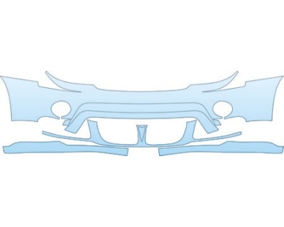 PAINT PROTECTION KIT - 2009 PONTIAC TORRENT GXP BUMPER KIT - PRECUT PPF CLEAR BRA WRAP