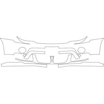 2009 PONTIAC TORRENT GXP  Bumper With Plate Cut Out Kit
